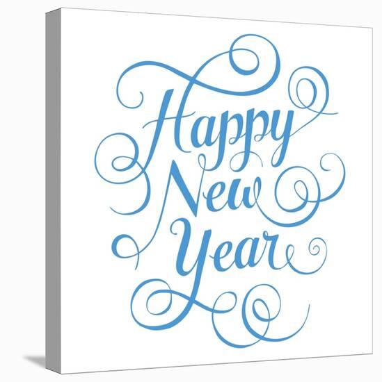 Happy New Year-foxysgraphic-Stretched Canvas