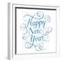 Happy New Year-foxysgraphic-Framed Art Print