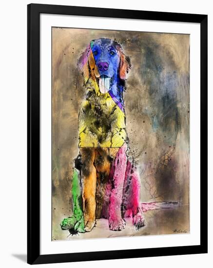 Happy No. 1-Marta Wiley-Framed Art Print