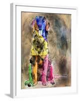 Happy No. 1-Marta Wiley-Framed Art Print