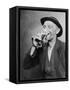 Happy Old Man Drinking Glass of Beer, with His Daintier Finger Extended. 1937-null-Framed Stretched Canvas