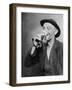 Happy Old Man Drinking Glass of Beer, with His Daintier Finger Extended. 1937-null-Framed Art Print