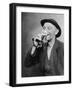 Happy Old Man Drinking Glass of Beer, with His Daintier Finger Extended. 1937-null-Framed Art Print