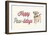 Happy Paw-lidays-Lanie Loreth-Framed Art Print