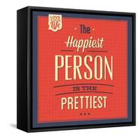 Happy Person-Lorand Okos-Framed Stretched Canvas
