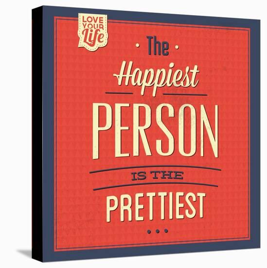 Happy Person-Lorand Okos-Stretched Canvas