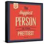 Happy Person-Lorand Okos-Framed Stretched Canvas