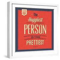 Happy Person-Lorand Okos-Framed Art Print