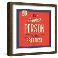 Happy Person-Lorand Okos-Framed Art Print