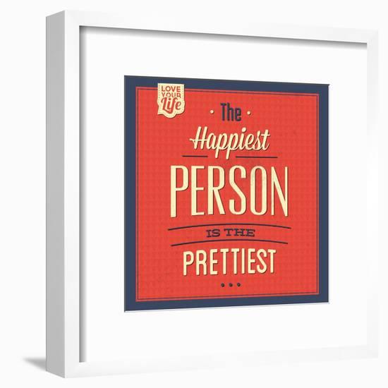 Happy Person-Lorand Okos-Framed Art Print