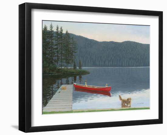 Happy Place III-James Wiens-Framed Art Print