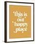 Happy Place No2-Beth Cai-Framed Giclee Print