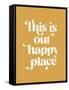 Happy Place No2-Beth Cai-Framed Stretched Canvas