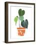 Happy Plants II-June Erica Vess-Framed Art Print