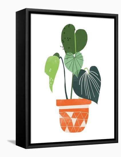 Happy Plants II-June Erica Vess-Framed Stretched Canvas