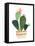 Happy Plants IV-June Erica Vess-Framed Stretched Canvas