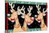 Happy Reindeer-Valarie Wade-Stretched Canvas