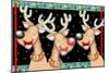 Happy Reindeer-Valarie Wade-Mounted Giclee Print
