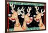 Happy Reindeer-Valarie Wade-Framed Giclee Print