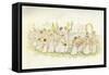 Happy returns of the day' by Kate Greenaway-Kate Greenaway-Framed Stretched Canvas