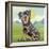 Happy Rottie-Kim Curinga-Framed Art Print