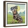 Happy Rottie-Kim Curinga-Framed Art Print