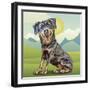 Happy Rottie-Kim Curinga-Framed Art Print