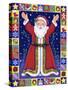 Happy Santa-Kimura Designs-Stretched Canvas