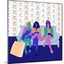 Happy Shoppers-Claire Huntley-Mounted Giclee Print
