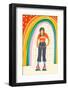 Happy Skater-Gigi Rosado-Framed Photographic Print