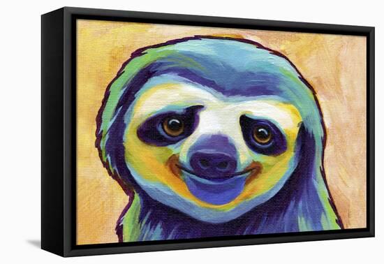 Happy Sloth-Corina St. Martin-Framed Stretched Canvas