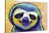 Happy Sloth-Corina St. Martin-Stretched Canvas