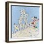 Happy Snowman, 2008-David Cooke-Framed Giclee Print