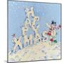 Happy Snowman, 2008-David Cooke-Mounted Giclee Print