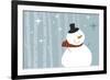 Happy Snowman-Anne Cote-Framed Giclee Print