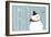 Happy Snowman-Anne Cote-Framed Giclee Print