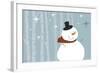 Happy Snowman-Anne Cote-Framed Giclee Print