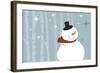 Happy Snowman-Anne Cote-Framed Giclee Print