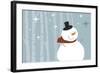 Happy Snowman-Anne Cote-Framed Giclee Print