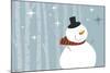 Happy Snowman-Anne Cote-Mounted Giclee Print