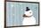 Happy Snowman-Anne Cote-Framed Giclee Print