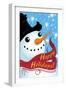 Happy Snowman-Patricia Dymer-Framed Giclee Print