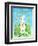 Happy Spring Bunny-Melinda Hipsher-Framed Premium Giclee Print