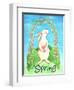 Happy Spring Bunny-Melinda Hipsher-Framed Premium Giclee Print