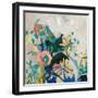 Happy Spring Florals II-Jacob Q-Framed Art Print