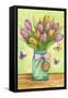 Happy Spring Tulips New-Melinda Hipsher-Framed Stretched Canvas