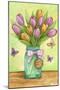 Happy Spring Tulips New-Melinda Hipsher-Mounted Giclee Print