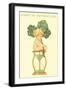 Happy St. Patrick's Day, Baby on Hourglass-null-Framed Art Print