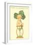Happy St. Patrick's Day, Baby on Hourglass-null-Framed Art Print