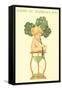 Happy St. Patrick's Day, Baby on Hourglass-null-Framed Stretched Canvas